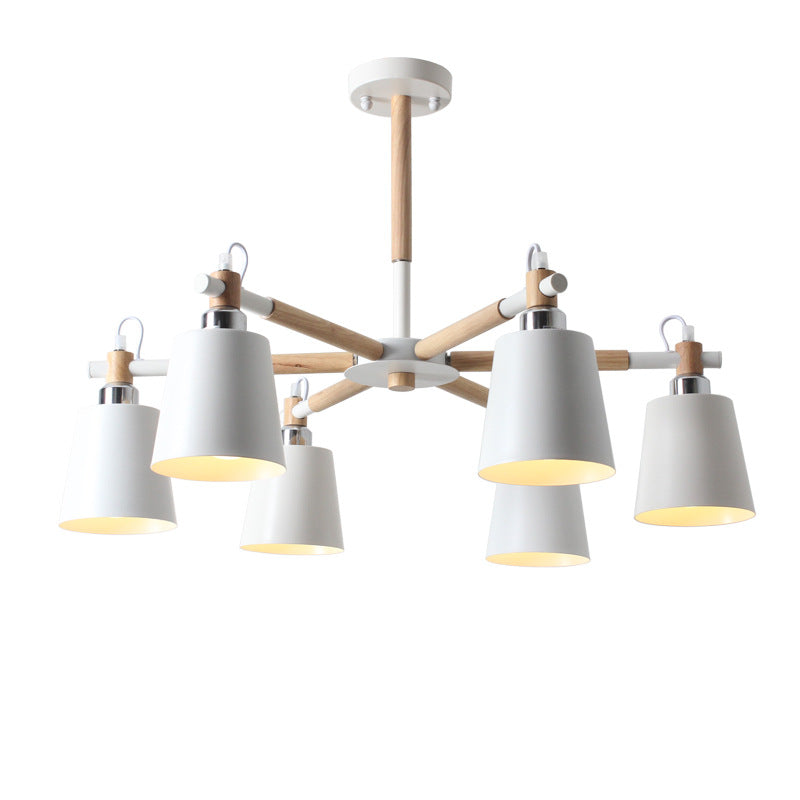 Simple Living Room Lamp Ceiling Lamp Solid Wood