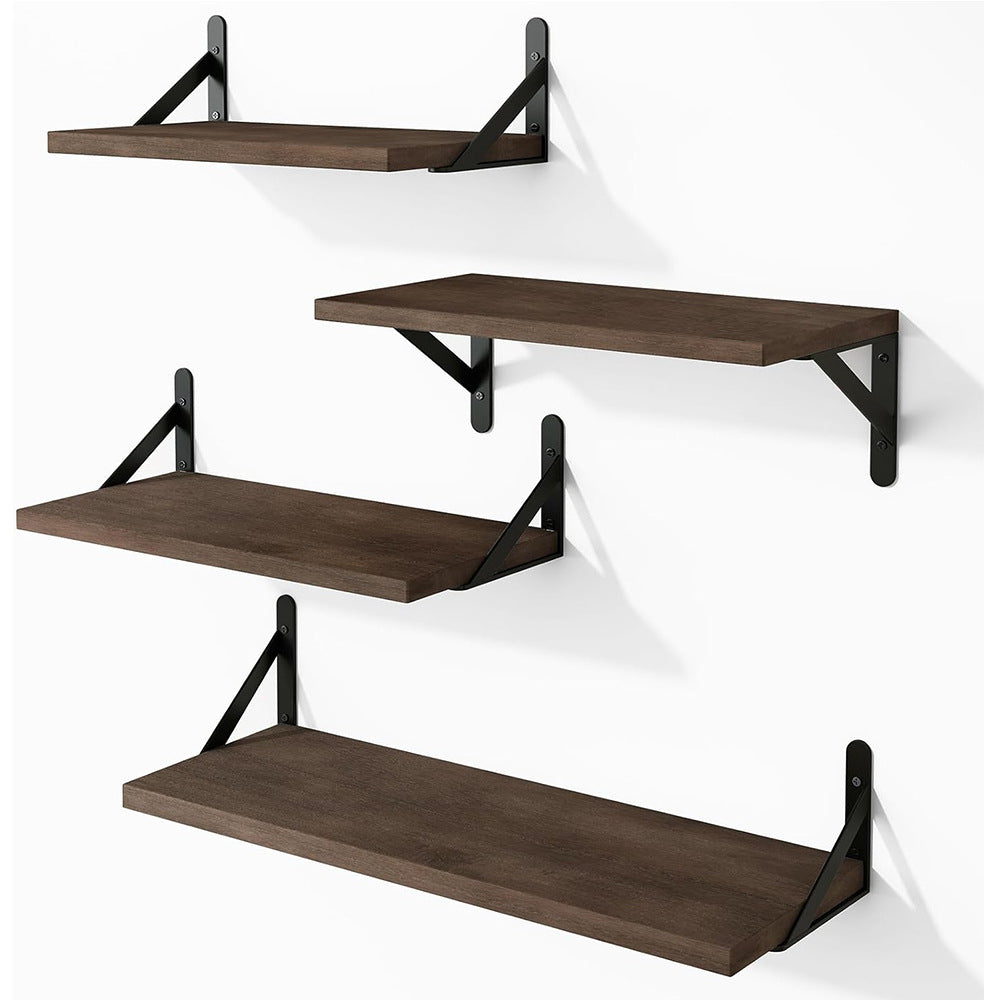 NordVyr Solid Wood Floating Wall Shelf