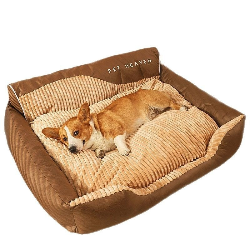 Nordic Cozy Pet Nest – Warm Brown Edition