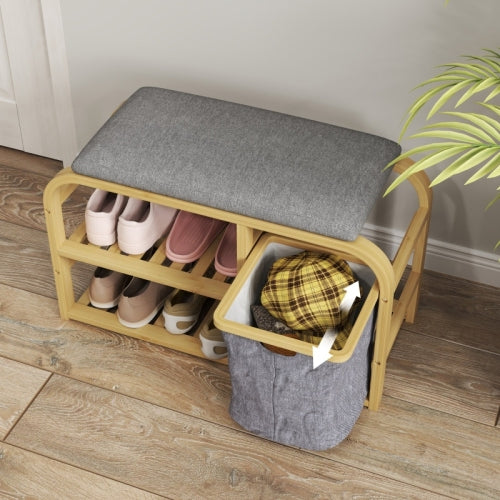 Lunara Bamboo Entryway Bench