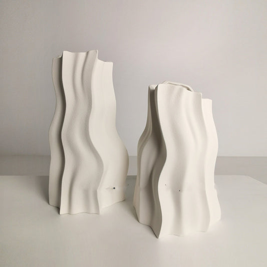 Salgard Waveform Sculpture Vase