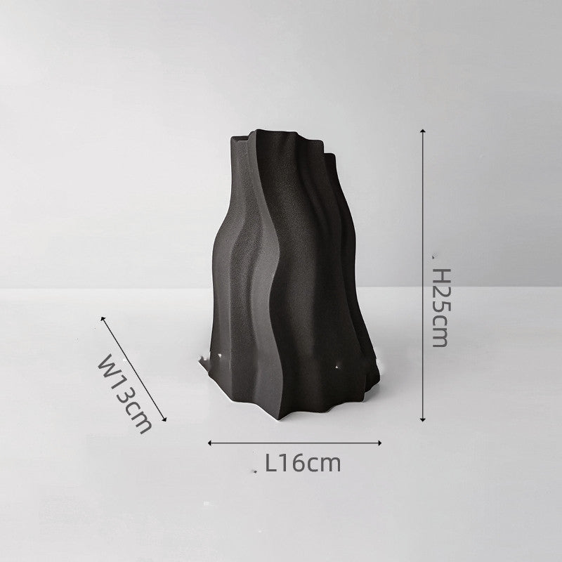 Salgard Waveform Sculpture Vase
