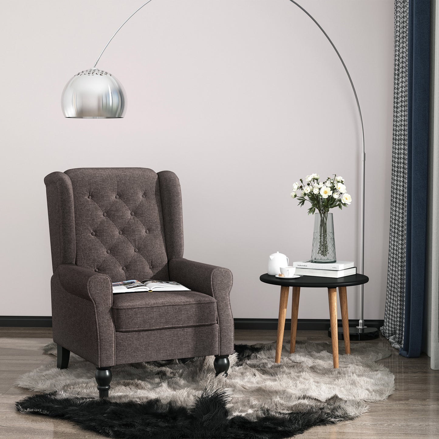 Hjalmar Wingback Lounge Chair