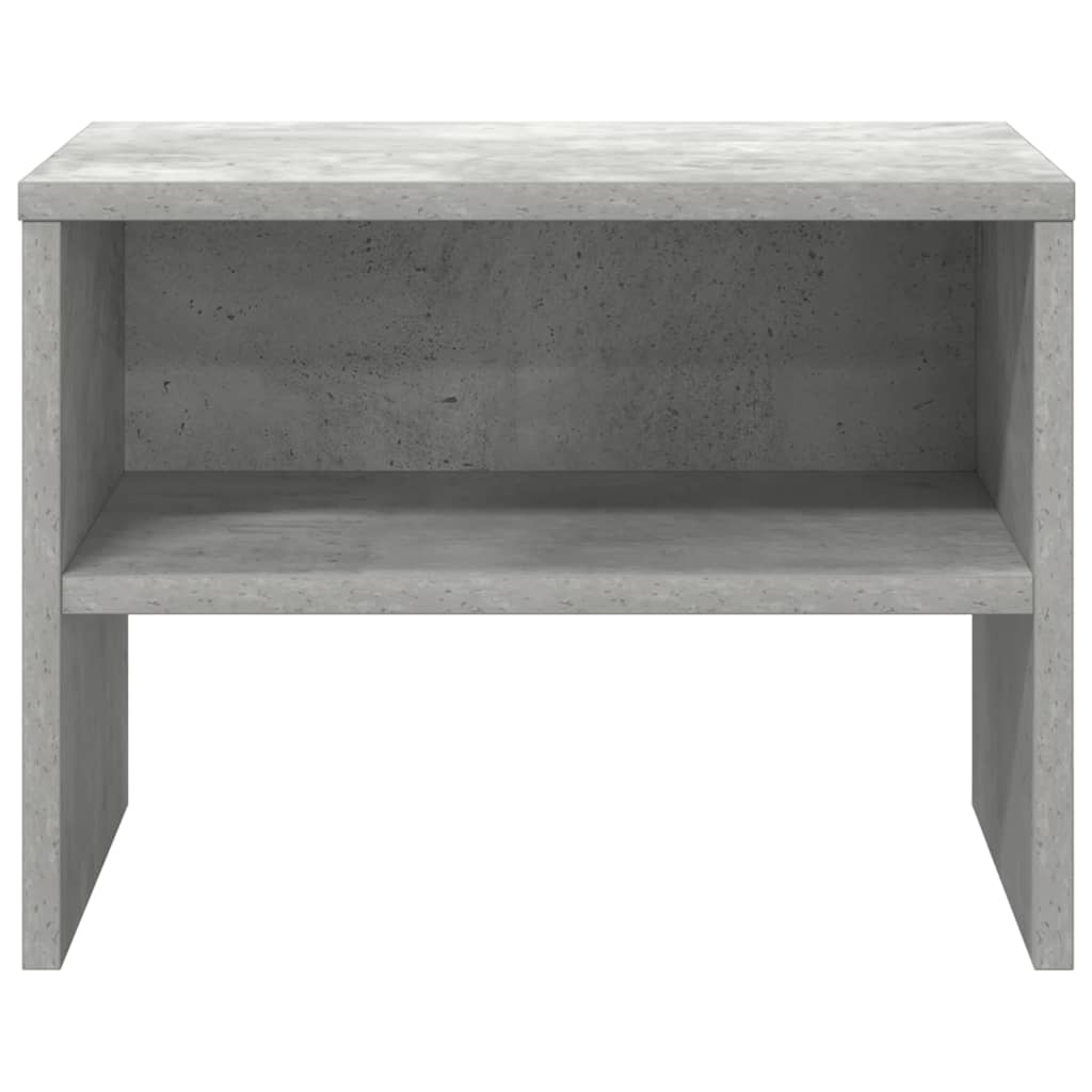 Gråsten Concrete Minimalist Nightstand – 40cm Nordic Side Table