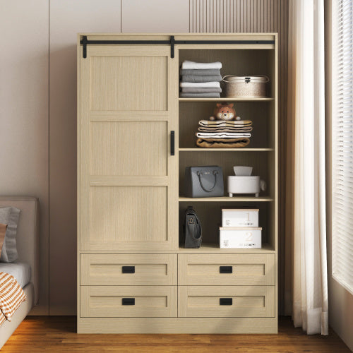 Lysön Tall Wardrobe Cabinet