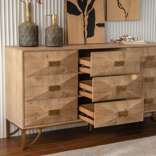 NordFlet 9-Drawer Sideboard