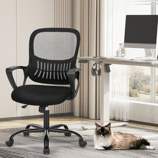 Ergonomic Mesh Office Chair – Fixed Armrest Edition
