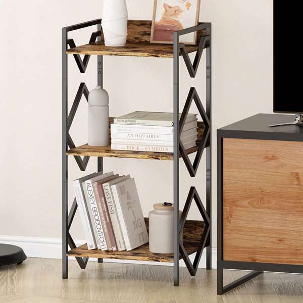 NordFrame™ 3-Tier Geometric Display Shelf