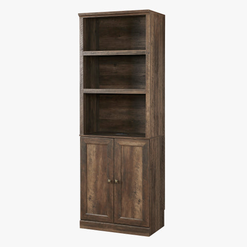 Runa™ Rustic Smart Storage Cabinet – Nordic Brown