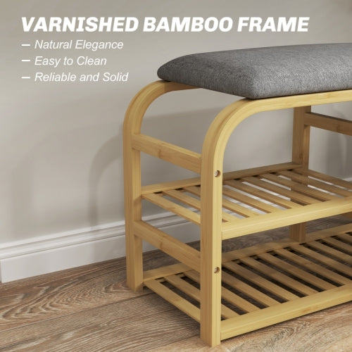 Lunara Bamboo Entryway Bench
