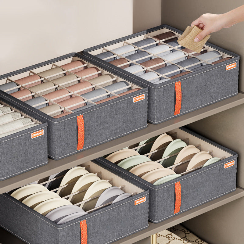 NordicFold™ Modular Underwear & Sock Organizer Box