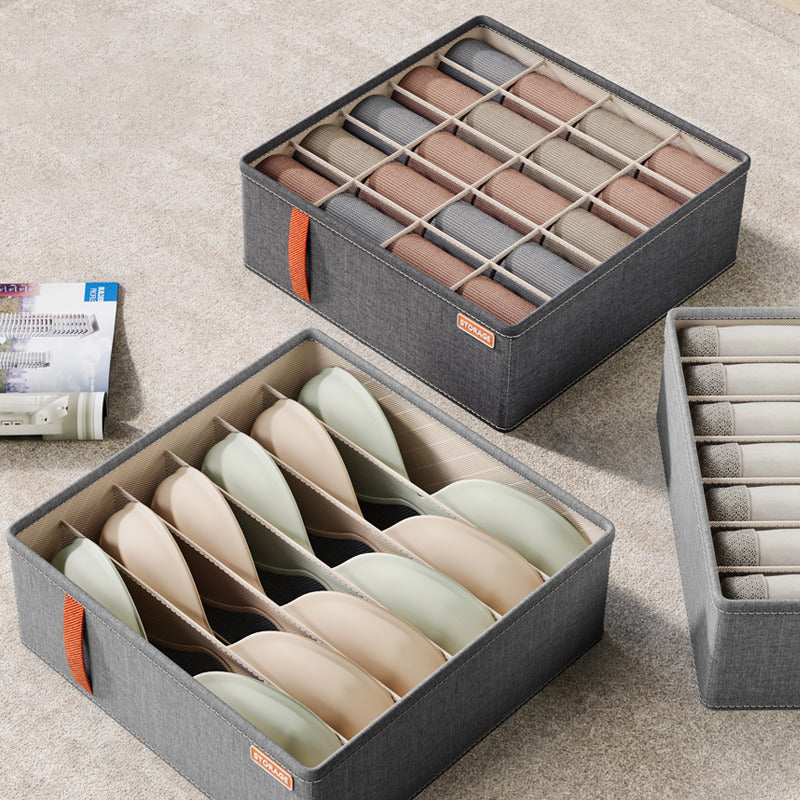 NordicFold™ Modular Underwear & Sock Organizer Box