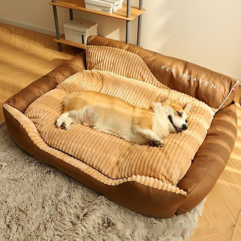 Nordic Cozy Pet Nest – Warm Brown Edition