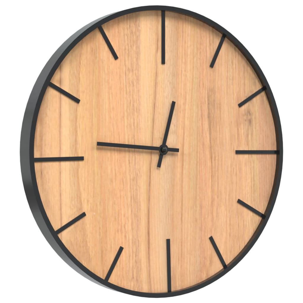 Nordhavn Ø39 Minimalist Wood-Iron Wall Clock