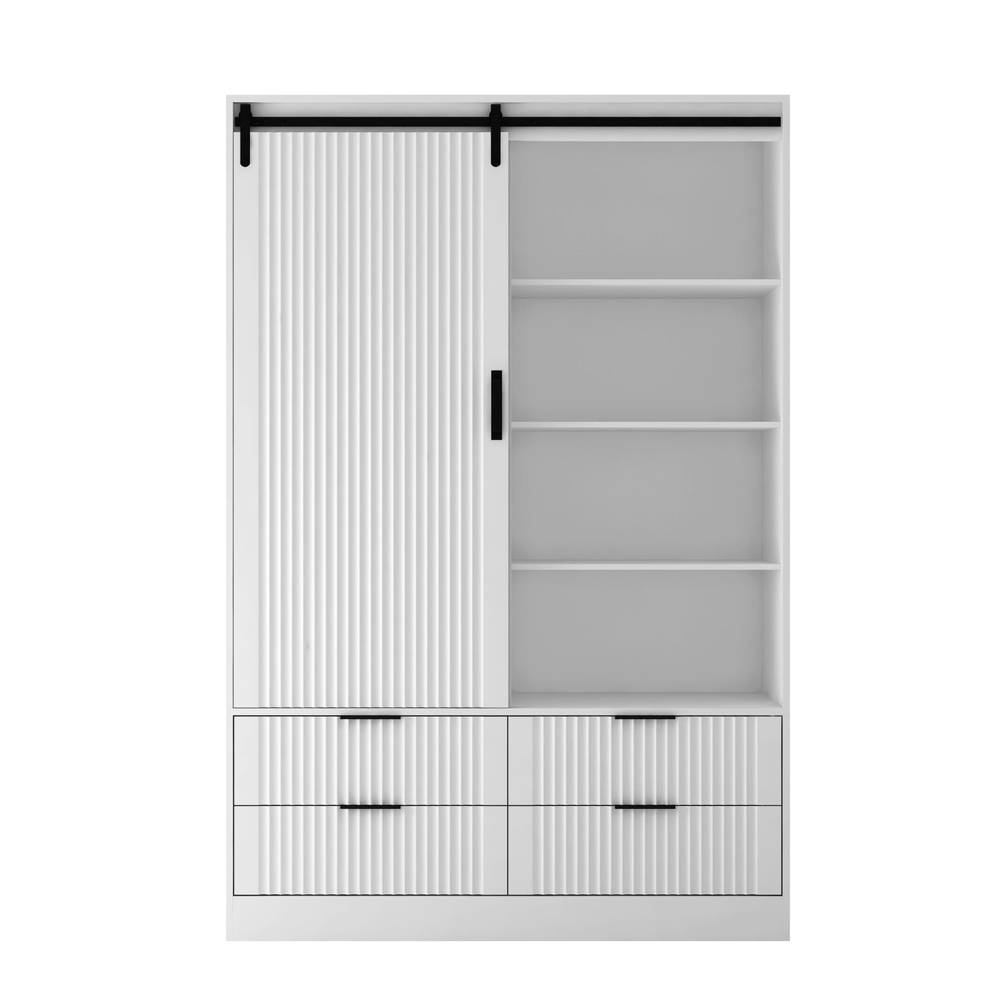Halsa Tall Wardrobe Cabinet