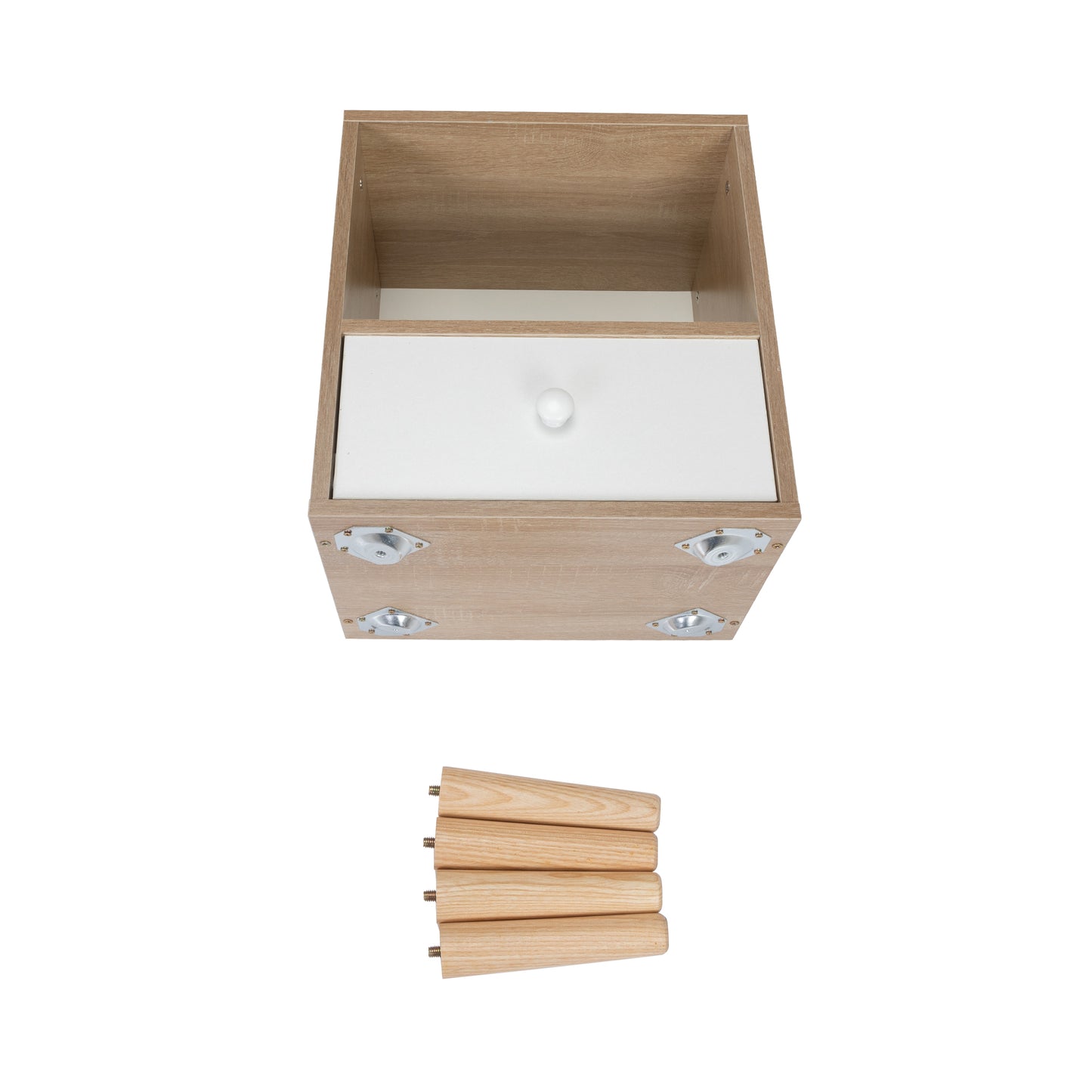 Lysbord Duo – Mid-Century Nightstand Set