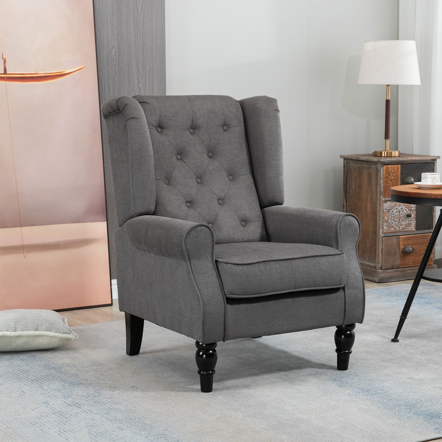 Hjalmar Wingback Lounge Chair