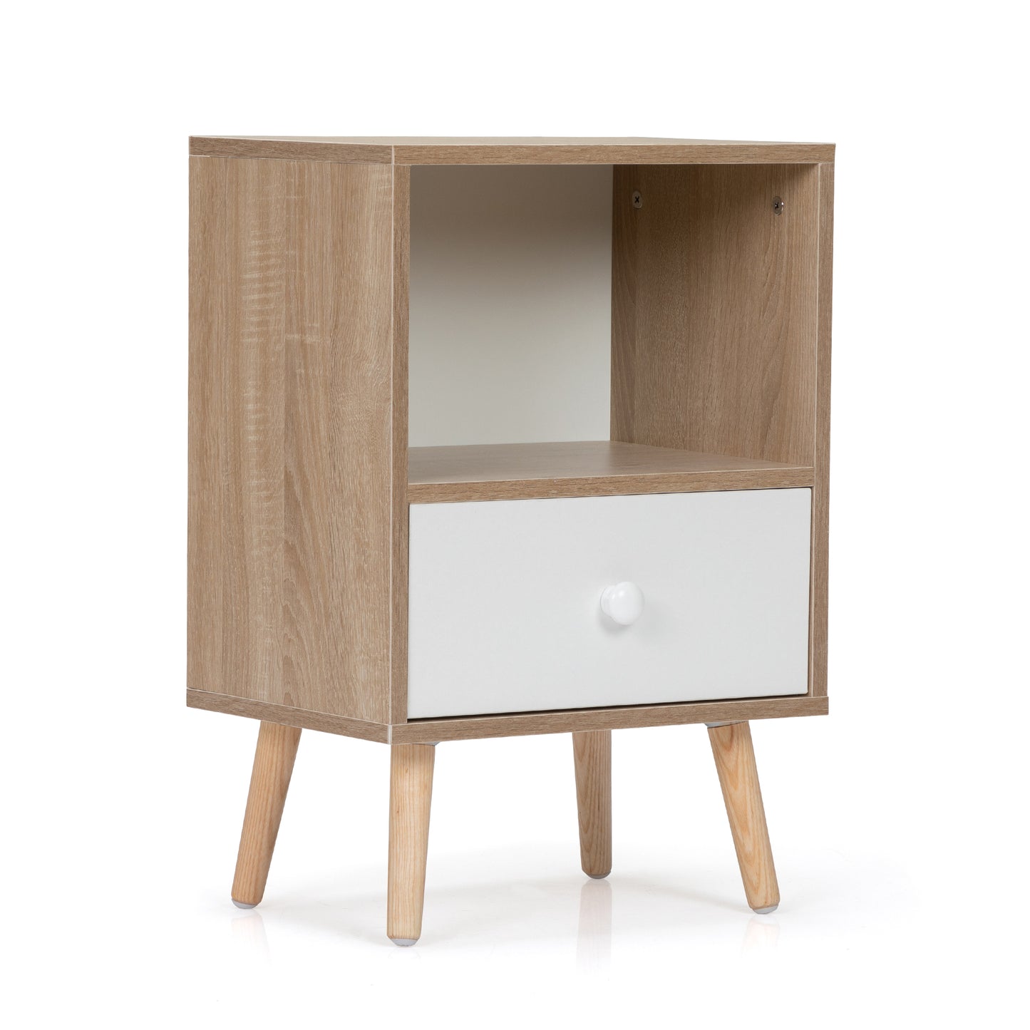 Lysbord Duo – Mid-Century Nightstand Set