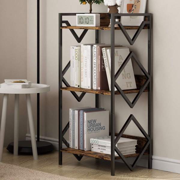 NordFrame™ 3-Tier Geometric Display Shelf