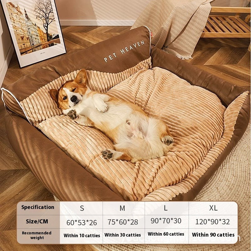 Nordic Cozy Pet Nest – Warm Brown Edition