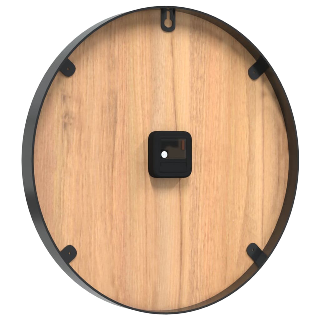 Nordhavn Ø39 Minimalist Wood-Iron Wall Clock