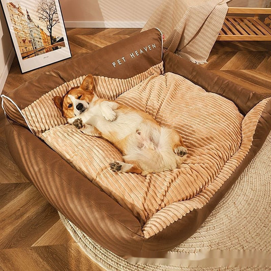 Nordic Cozy Pet Nest – Warm Brown Edition