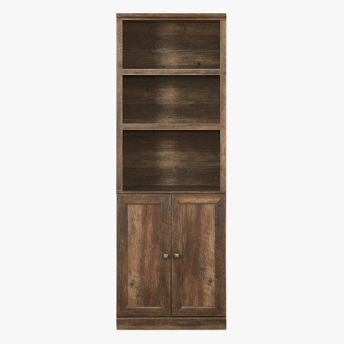 Runa™ Rustic Smart Storage Cabinet – Nordic Brown