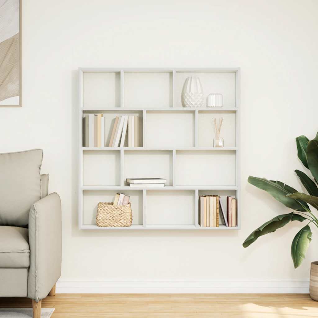 NordHaven™ 12-Cube Scandinavian Display Shelf