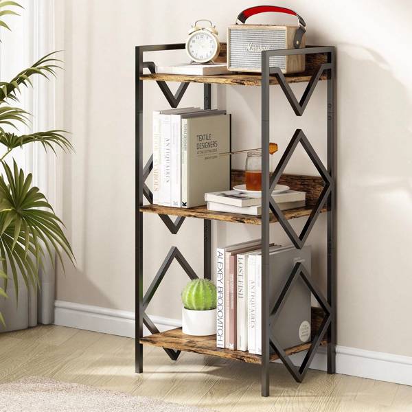 NordFrame™ 3-Tier Geometric Display Shelf