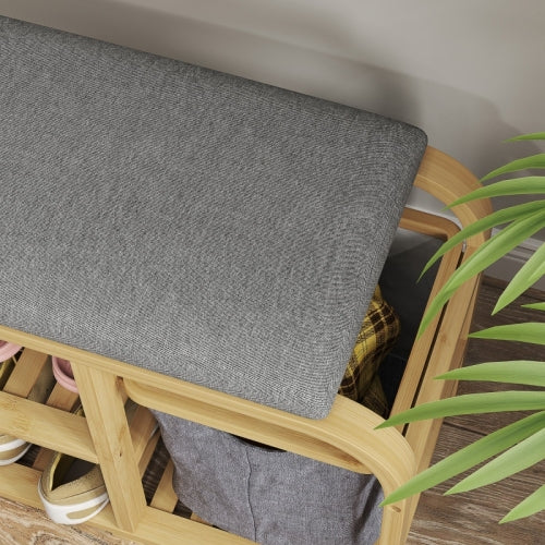 Lunara Bamboo Entryway Bench