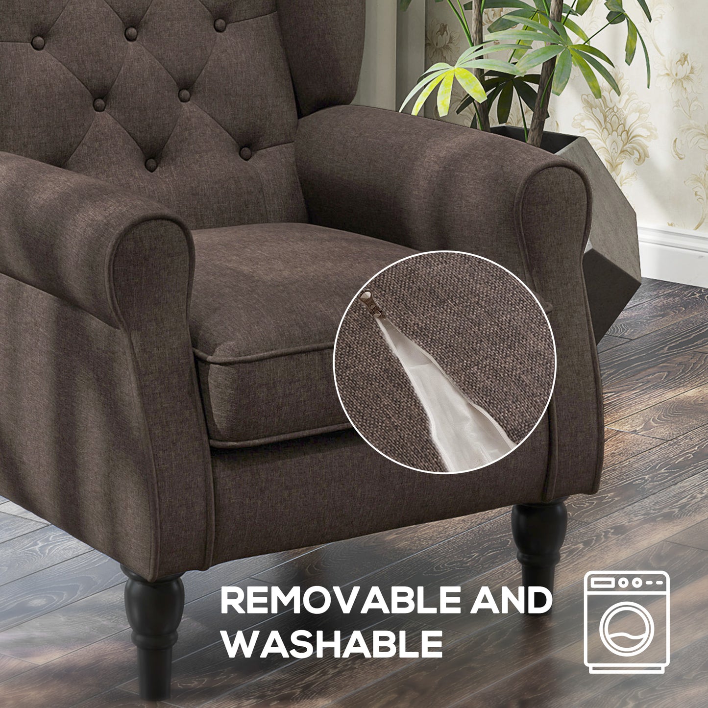 Hjalmar Wingback Lounge Chair