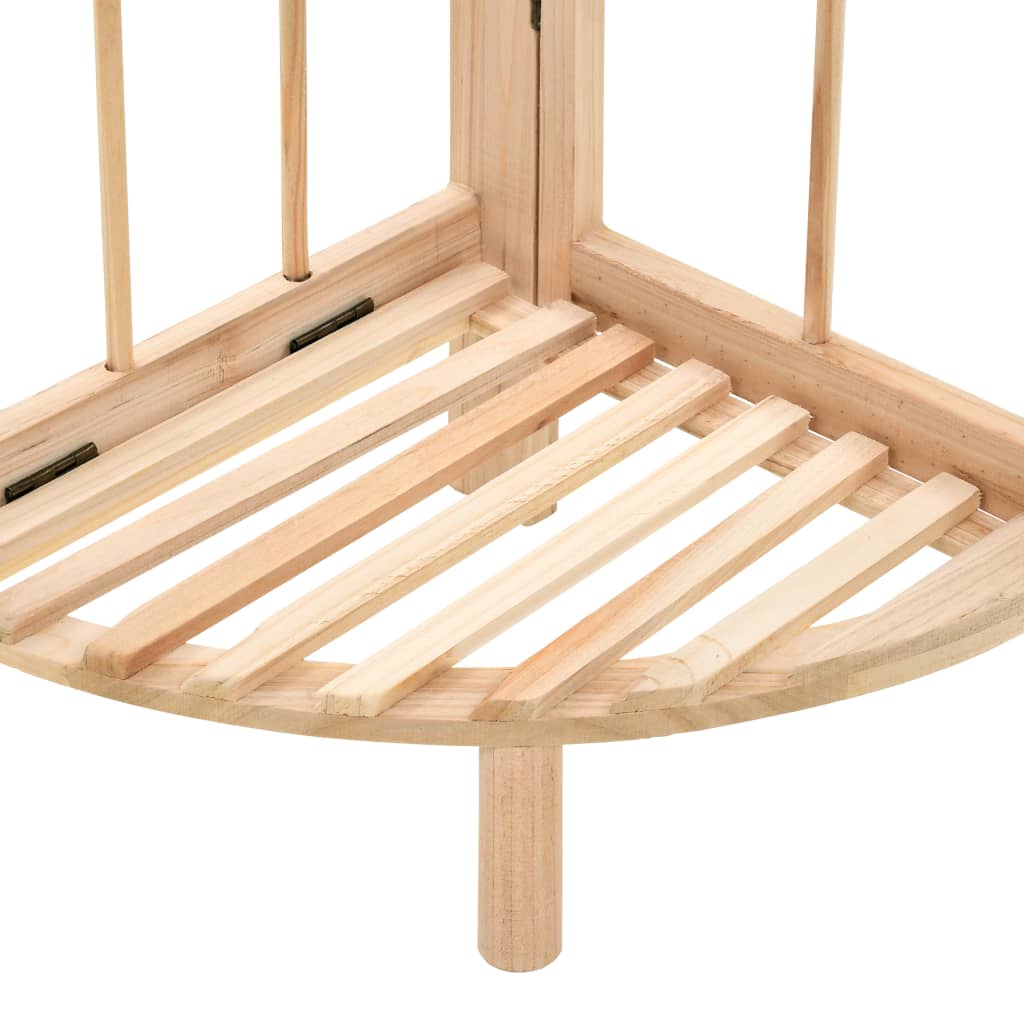 NordKlyft Cedar Corner Tower Shelf — 110cm