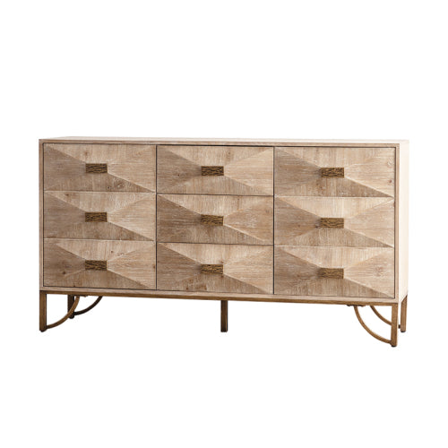 NordFlet 9-Drawer Sideboard