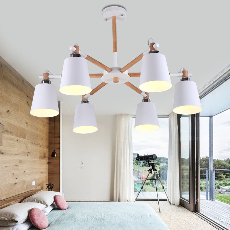 Simple Living Room Lamp Ceiling Lamp Solid Wood