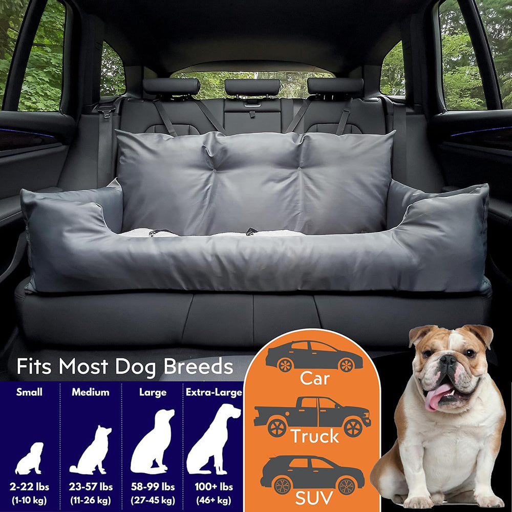 NordPaws™ Deluxe Car Kennel Seat Bed