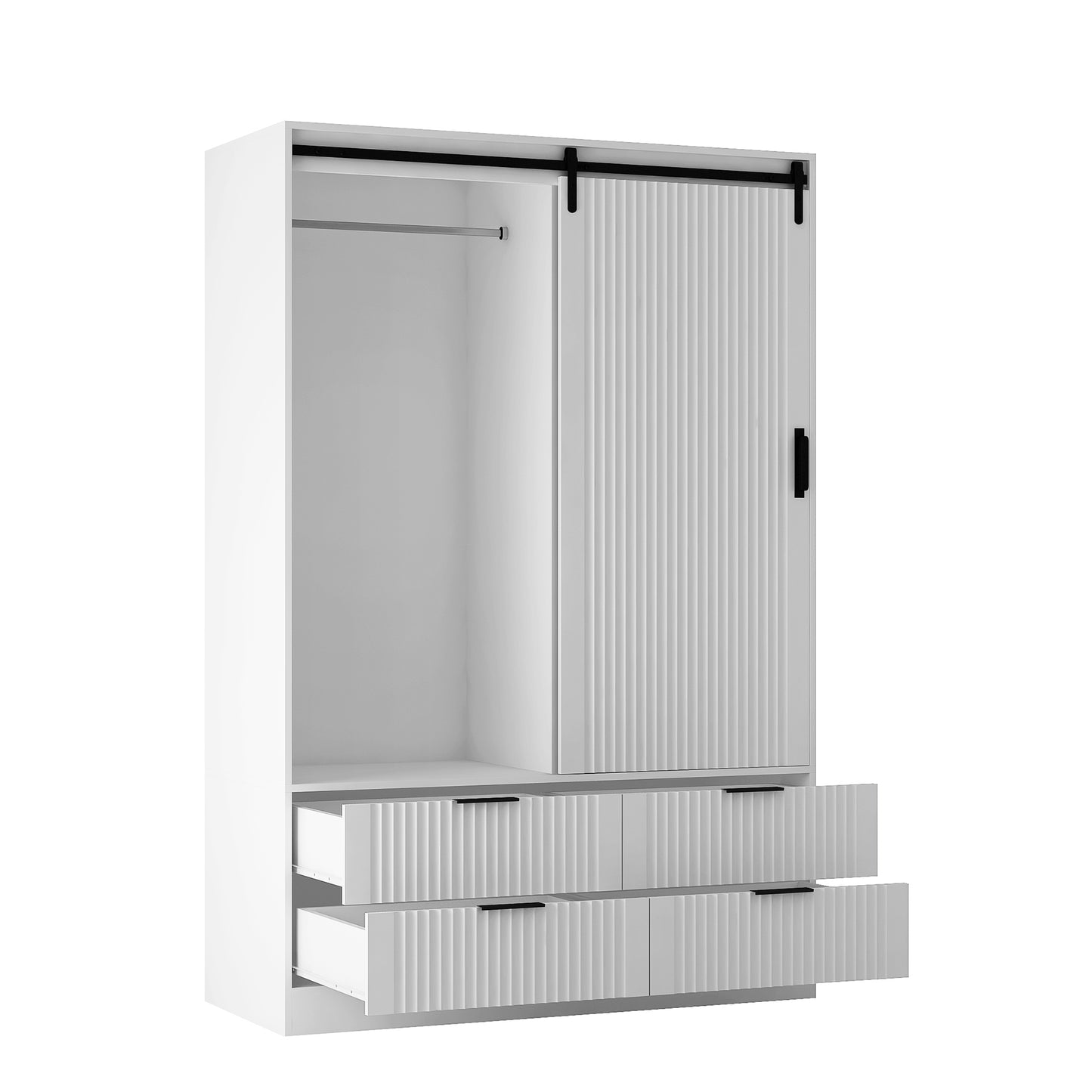 Halsa Tall Wardrobe Cabinet