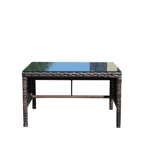 NordLuxe™ Tempered-Glass Outdoor Coffee Table