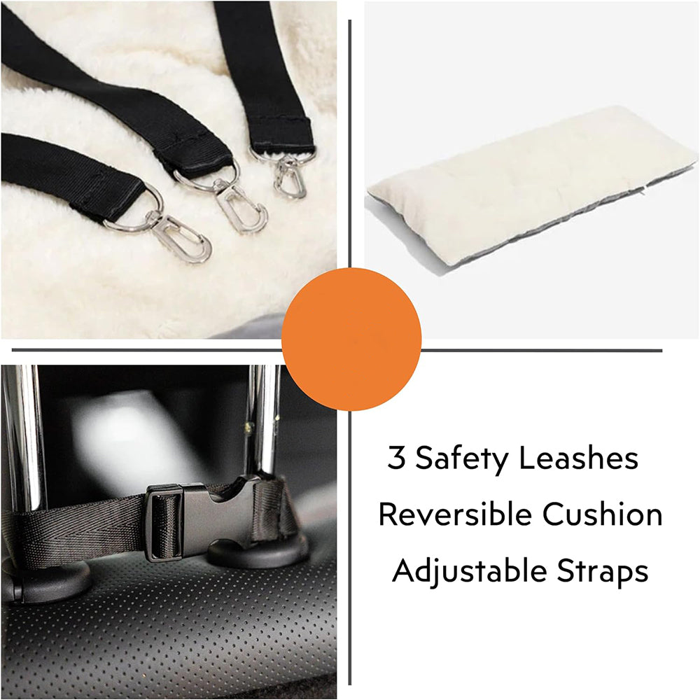 NordPaws™ Deluxe Car Kennel Seat Bed