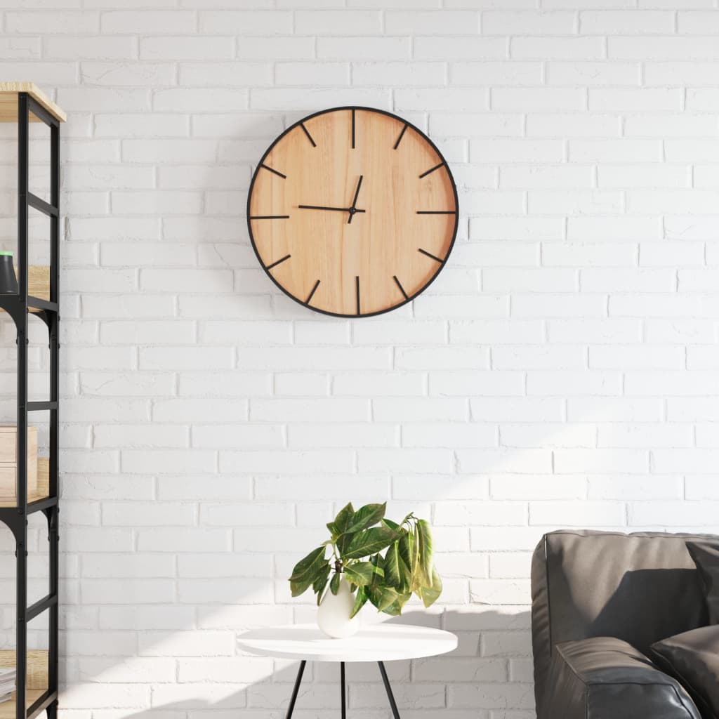 Nordhavn Ø39 Minimalist Wood-Iron Wall Clock